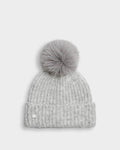 Katie Loxton Sequin Soft Knit Hat Light Grey