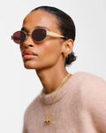 Katie Loxton Siena Sunglasses Matte Gold/Tortoiseshell