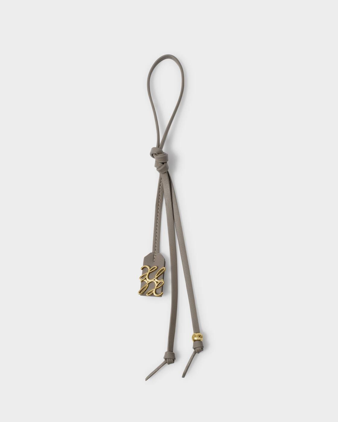 Katie Loxton Signature Bag Charm Silver Mink