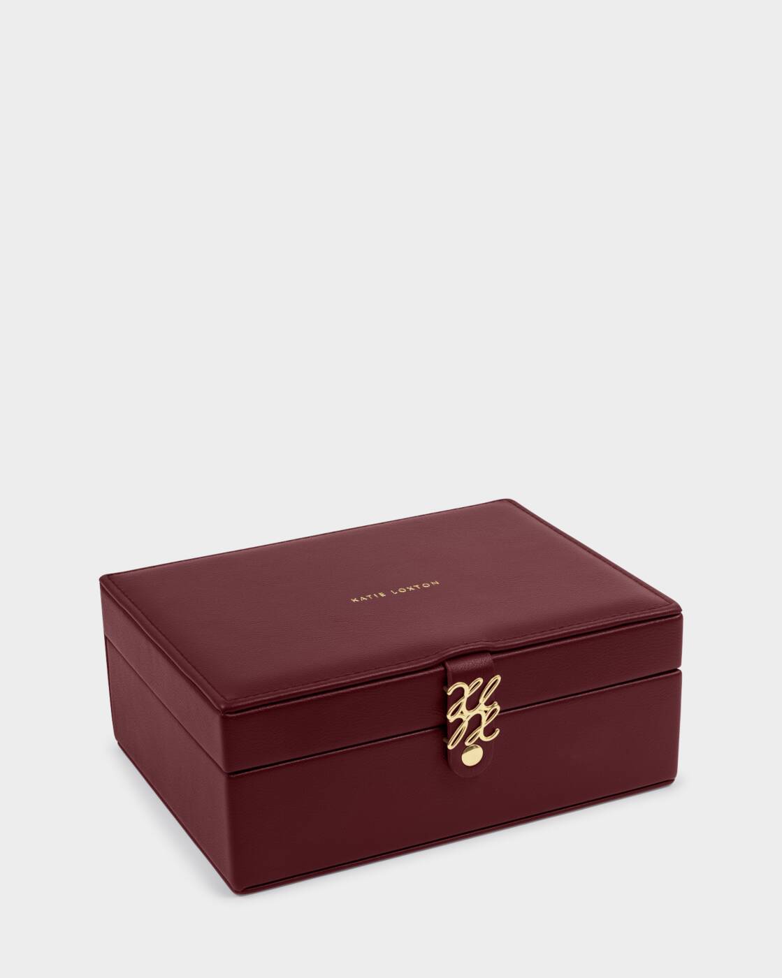 Katie Loxton Large Signature Jewellery Box Cherry