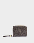 Katie Loxton Slim Jewellery Case Heart Of Gold Leopard