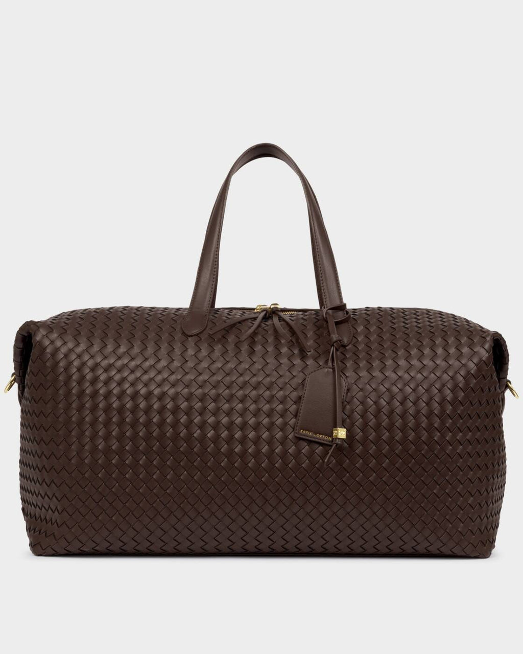 Katie Loxton Soho Hand Woven Weekend Bag Chocolate