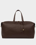 Katie Loxton Soho Hand Woven Weekend Bag Chocolate