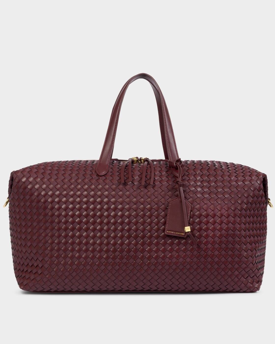 Katie Loxton Soho Hand Woven Weekend Bag Cherry Mixed