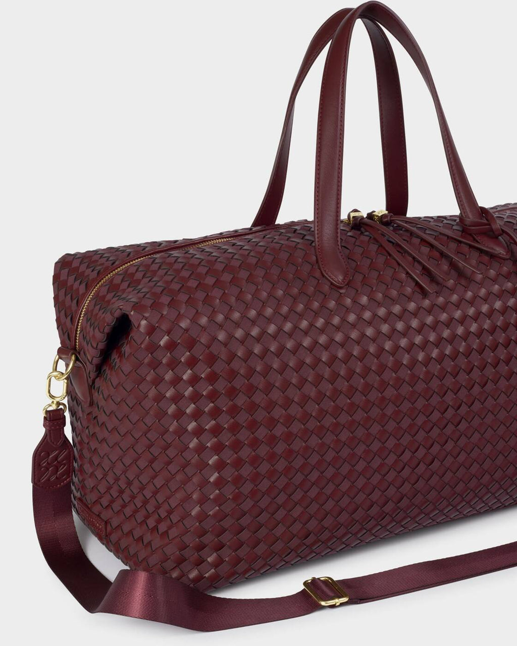 Katie Loxton Soho Hand Woven Weekend Bag Cherry Mixed