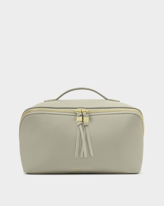 Katie Loxton Soho Large Make Up/Wash Bag Green Mist