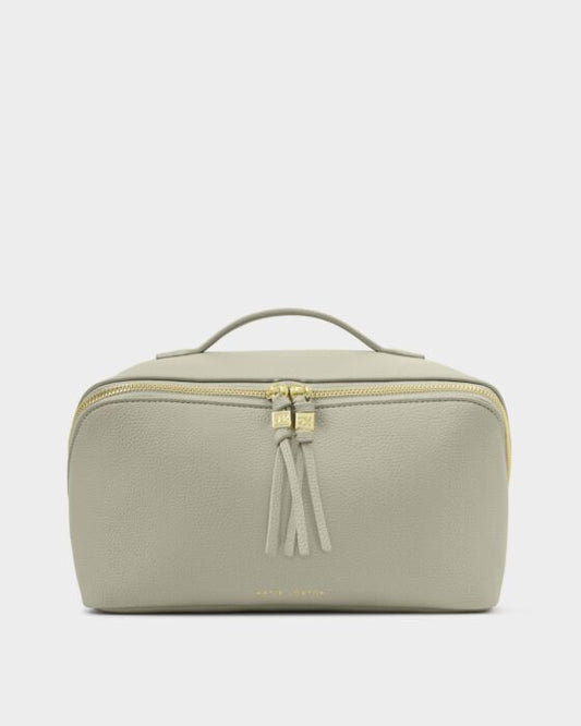 Katie Loxton Soho Large Make Up/Wash Bag Green Mist