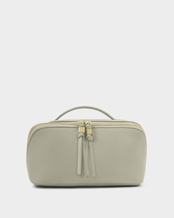 Katie Loxton Soho Medium Make Up/Wash Bag Green Mist