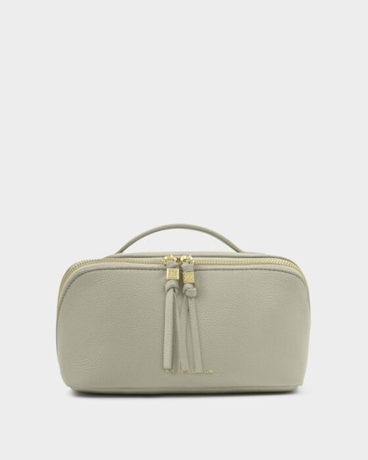 Katie Loxton Soho Medium Make Up/Wash Bag Green Mist
