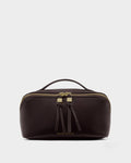 Katie Loxton Soho Medium Make Up Wash Bag Bitter Chocolate