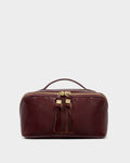Katie Loxton Soho Medium Make Up Wash Bag Cherry Patent Crackle