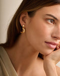 Katie Loxton Solesi Moon Earrings Gold Coated