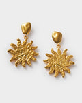 Katie Loxton Solesi Sun Earrings Gold Coated