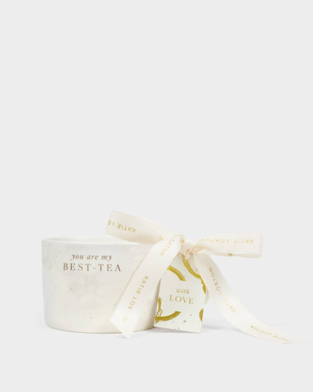 Katie Loxton Speckled Sentiment Mug With Tag You're My Best-Tea