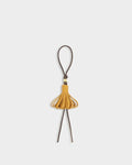 Katie Loxton Tassel Bag Charm Bitter Chocolate/Yellow