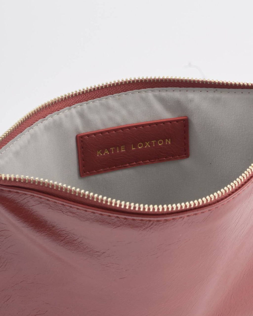 Katie Loxton Tassel Charm Pouch Red Crackle