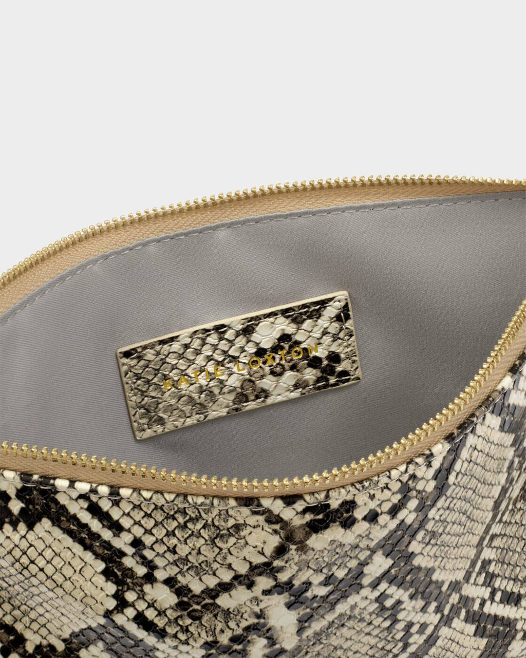 Katie Loxton Tassel Charm Pouch Faux Snake