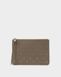 Katie Loxton Tassel Charm Pouch Mink Studded