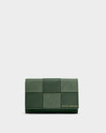 Katie Loxton Taya Woven Purse Forest Green