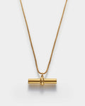Katie Loxton Themis Large T-Bar Necklace Gold Coated