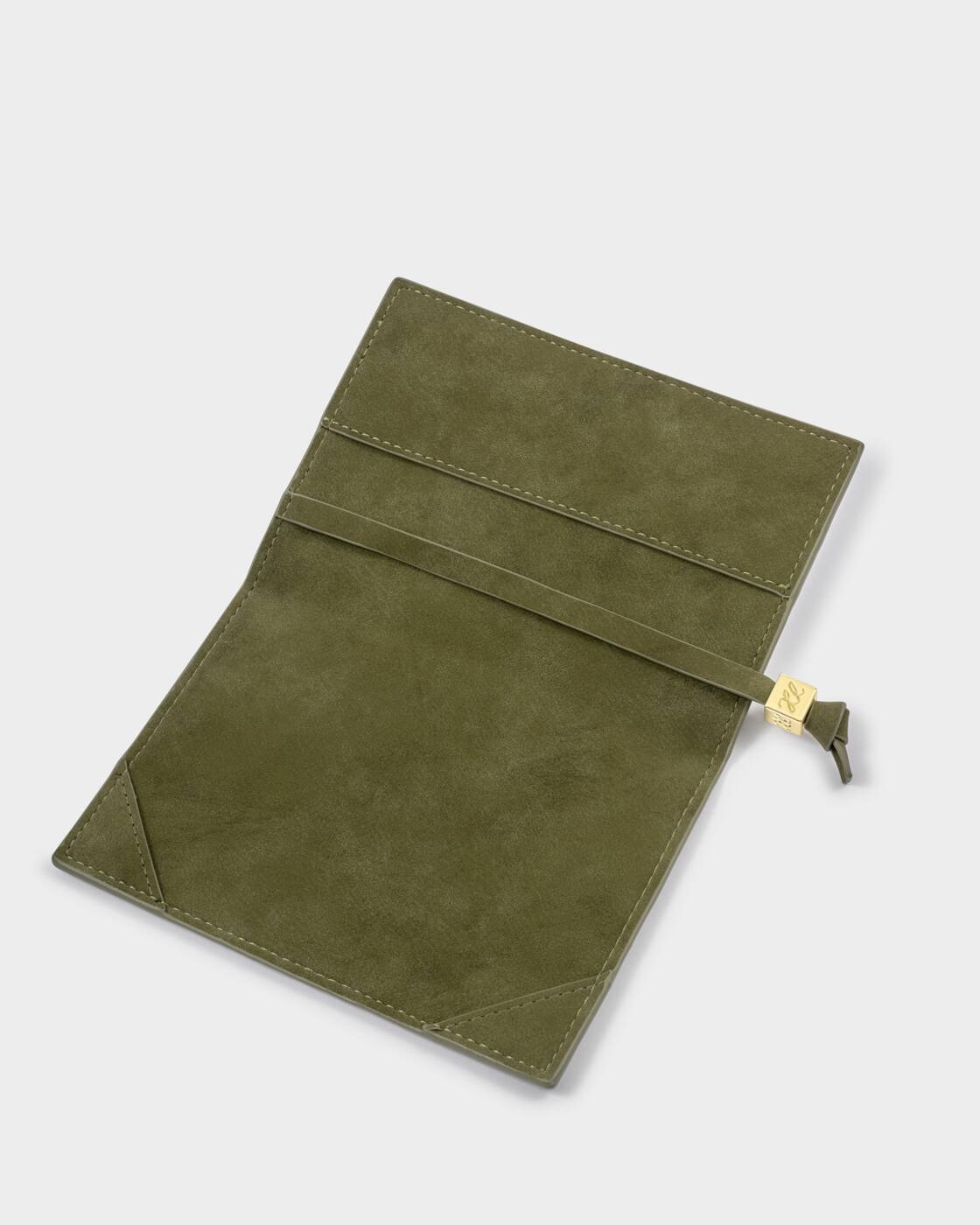 Katie Loxton Travel Passport Cover Collecting Dreams Olive Suedette