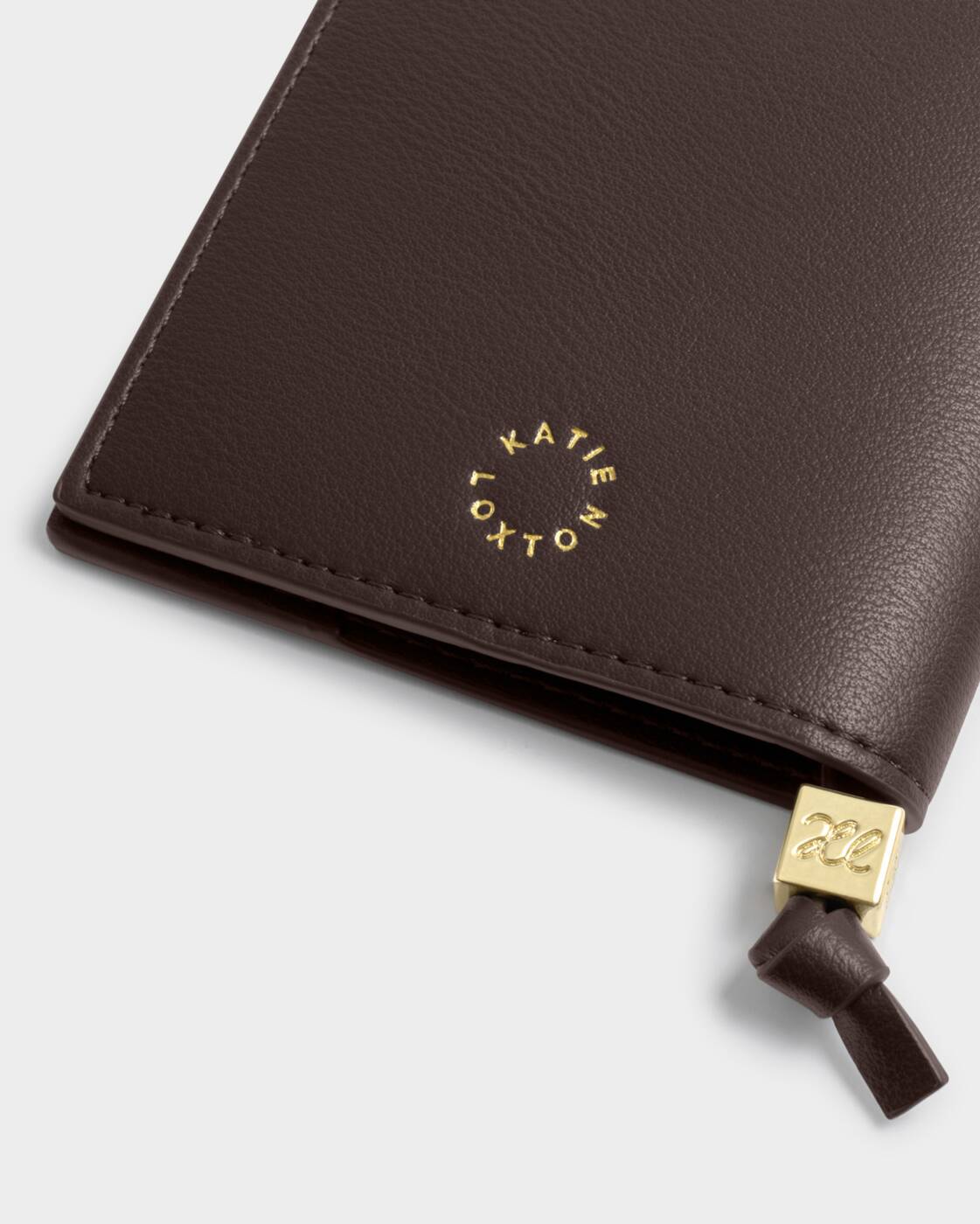 Katie Loxton Travel Passport Cover Ready For Take Off Chocolate