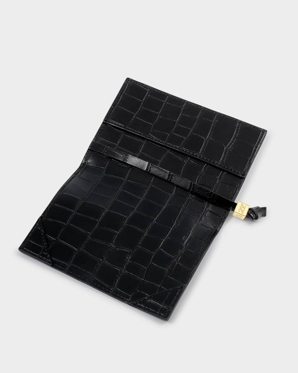 Katie Loxton Travel Passport Cover Say Yes To Adventures Black Croc