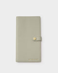 Katie Loxton Travel Wallet Yay For Vacay Green Mist