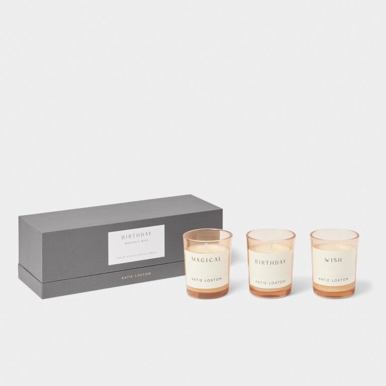 Trio Votive Set Birthday