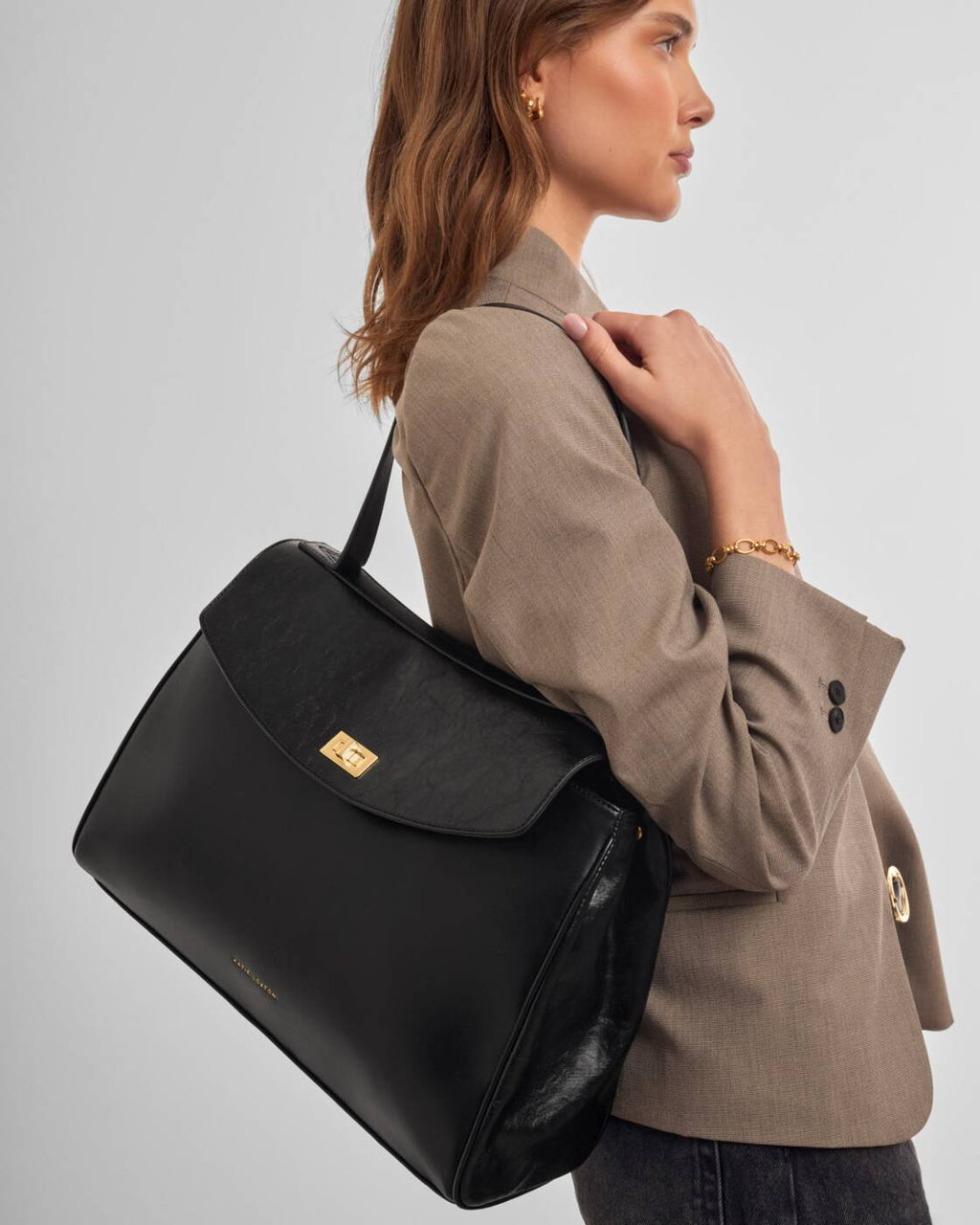 Katie Loxton Victoria Shoulder Bag Black