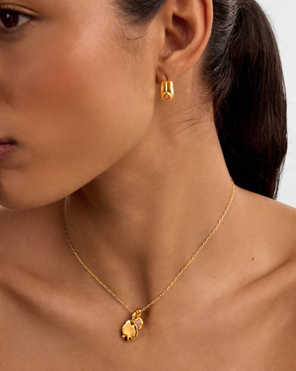 Katie Loxton Birthstone Necklace July Sunstone