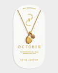 Katie Loxton Birthstone Necklace October Tourmaline