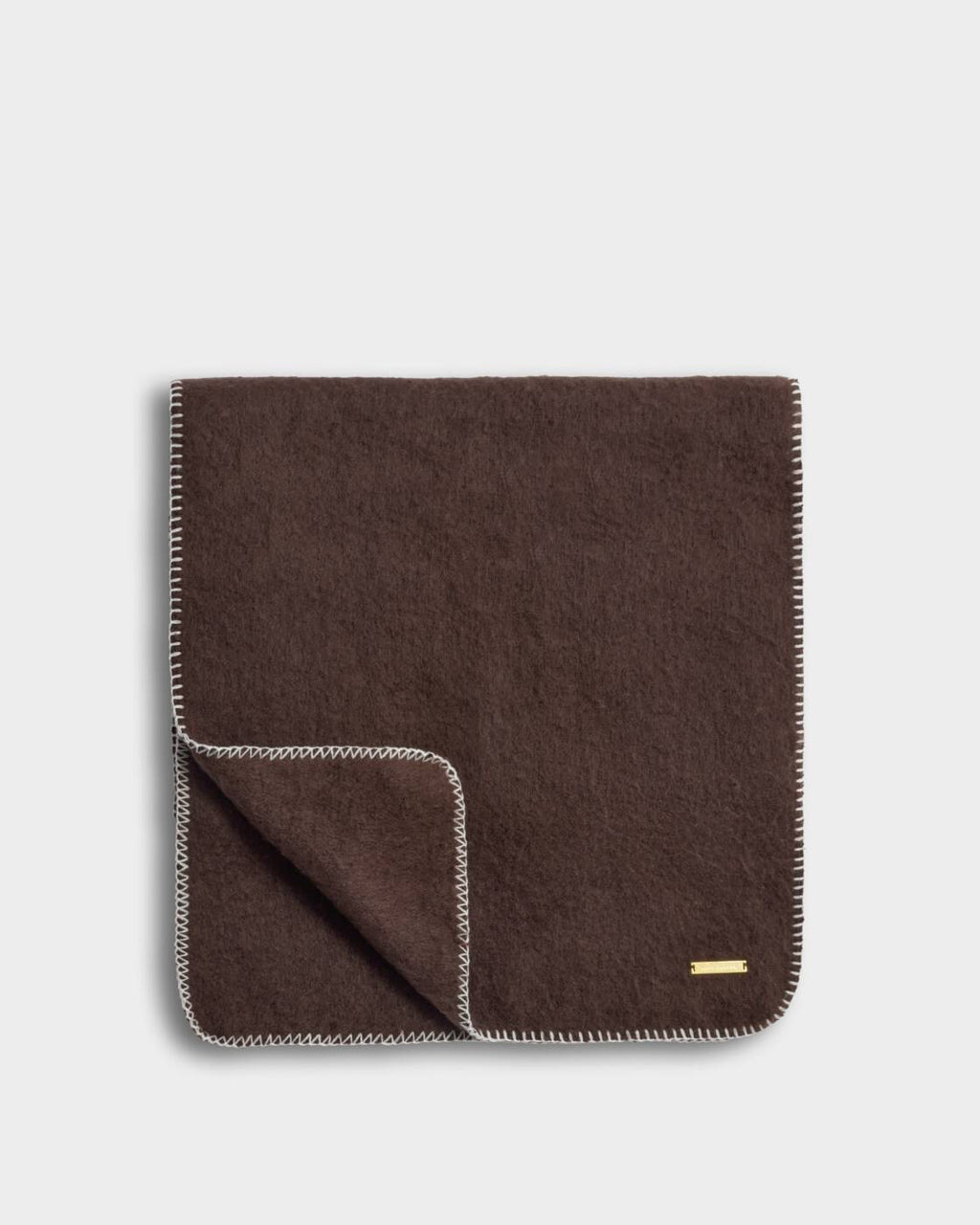 Katie Loxton Whipstitch Scarf Chocolate