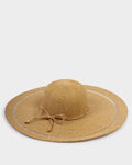 Katie Loxton Wide Brim Floppy Hat Natural One Size