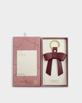 Katie Loxton Bow-Tiful Boxed Keyring You Make My Life Bow-Tiful Cherry