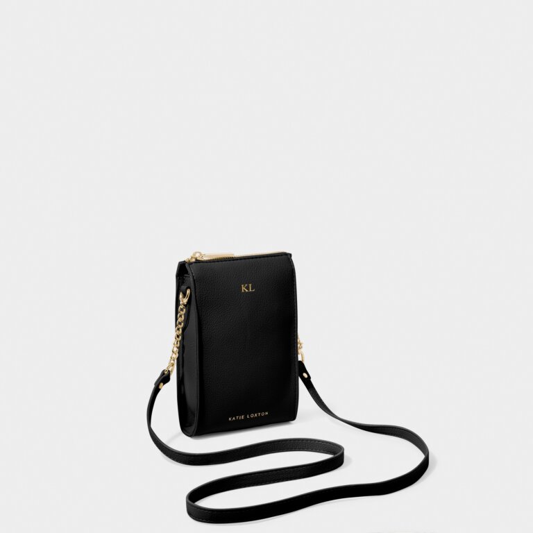 Zana Slim Crossbody Bag Black