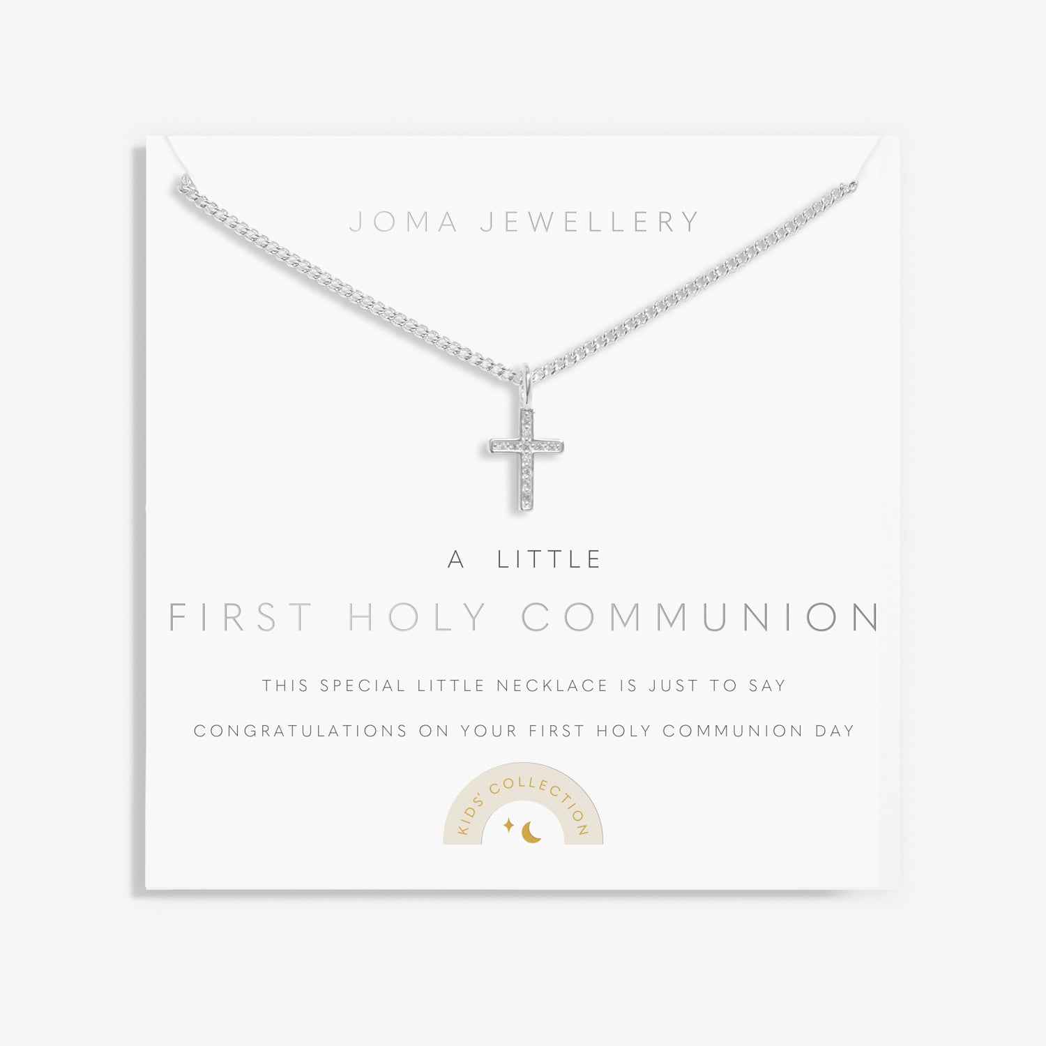 Kids' A Little First Holy Communion Silver Plated Necklace