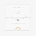 Kids' A Little Gymnastics Silver Plated Bracelet