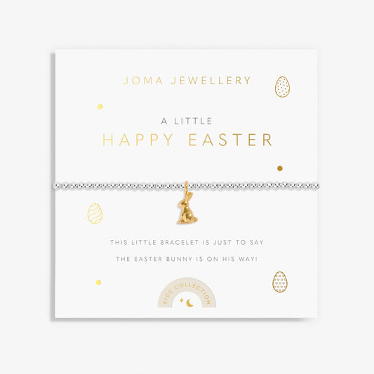 Kids' A Little Happy Easter Silver & Gold Plated Bracelet