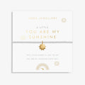 Kids' A Little You Are My Sunshine Silver & Gold Plated Bracelet