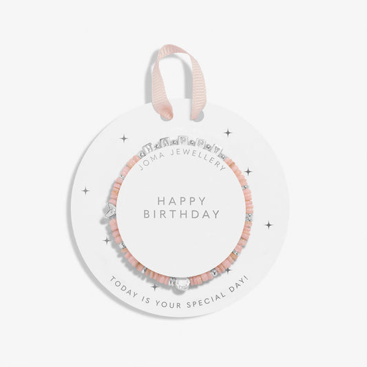 Kids' Happy Little Moments Happy Birthday Silver Plated Bracelet
