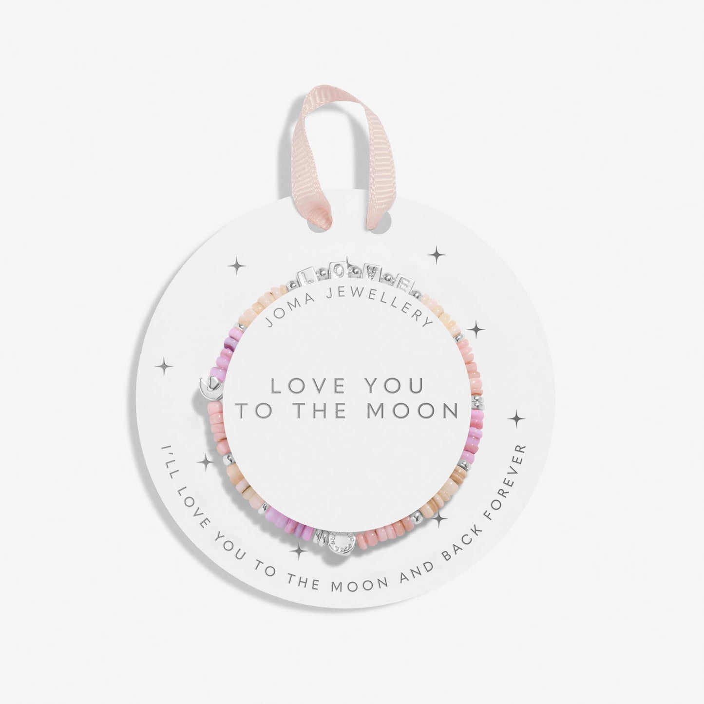 Kids' Happy Little Moments Love You To The Moon Silver Plated Bracelet
