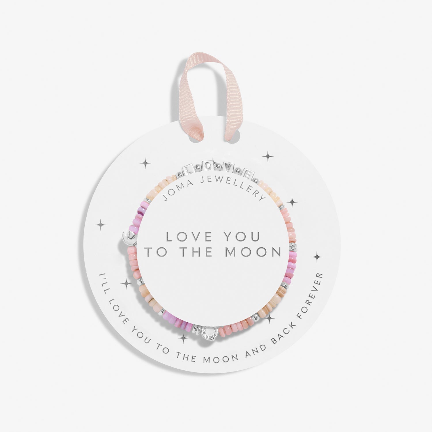 Kids' Happy Little Moments Love You To The Moon Silver Plated Bracelet