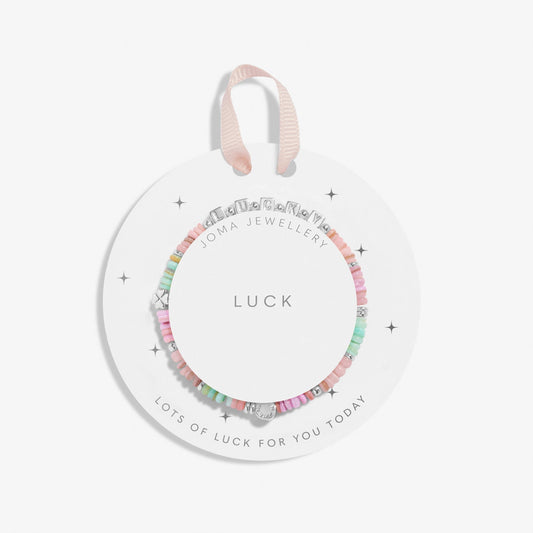 Kids' Happy Little Moments Luck Silver Plated Bracelet