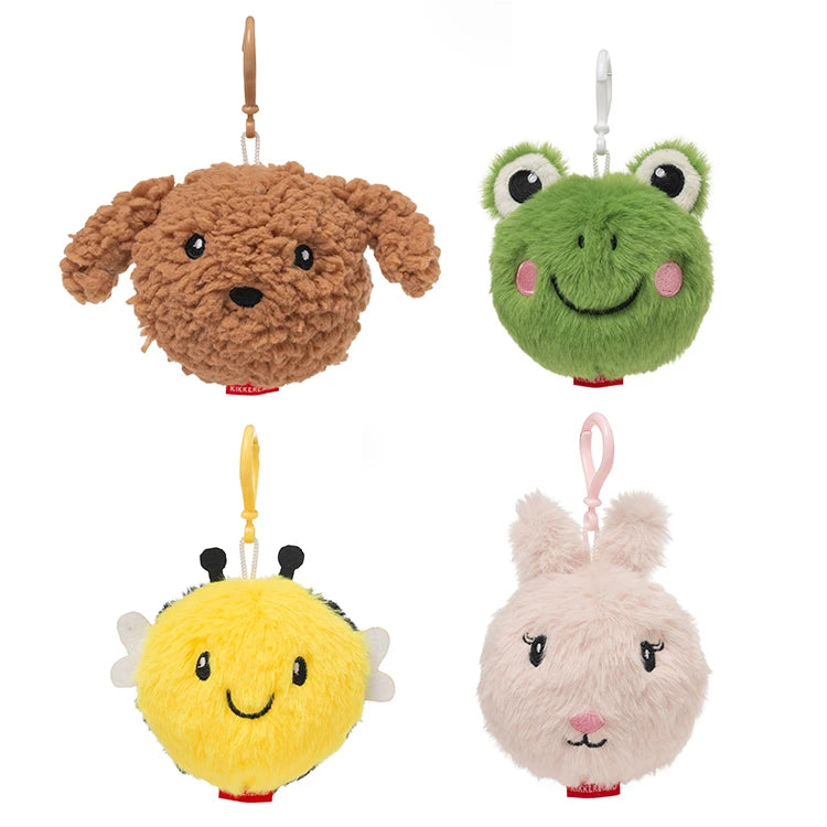 Kikkerland Backyard Animal Squeeze Pals Plush Squishy