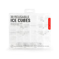 Kikkerland Clear Reusable Ice Cubes Pack of 6