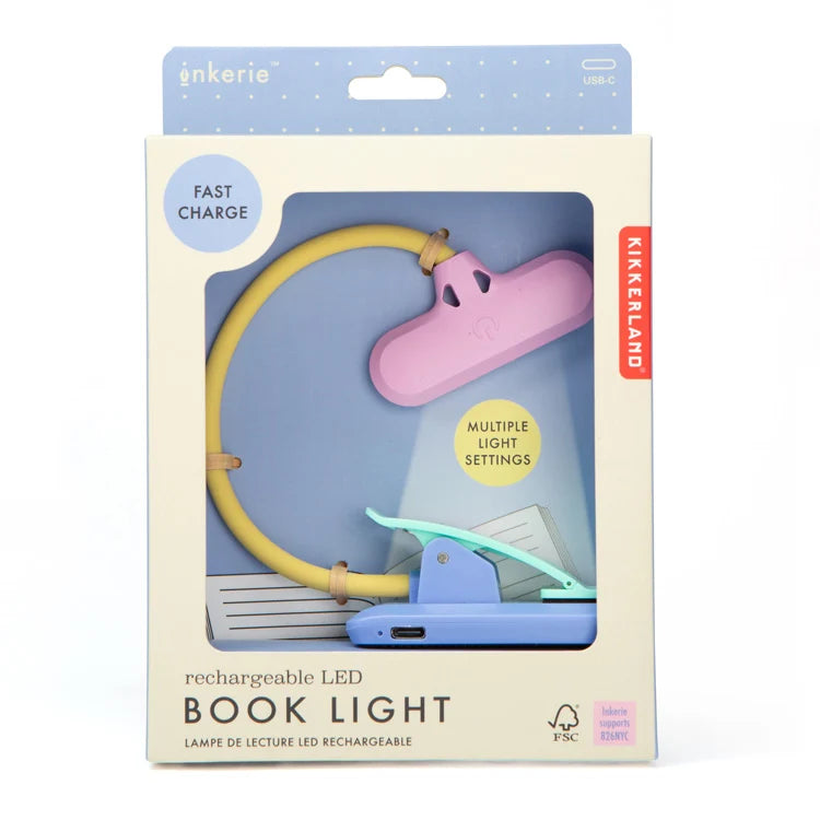 Kikkerland Inkerie Rechargeable Led Book Light