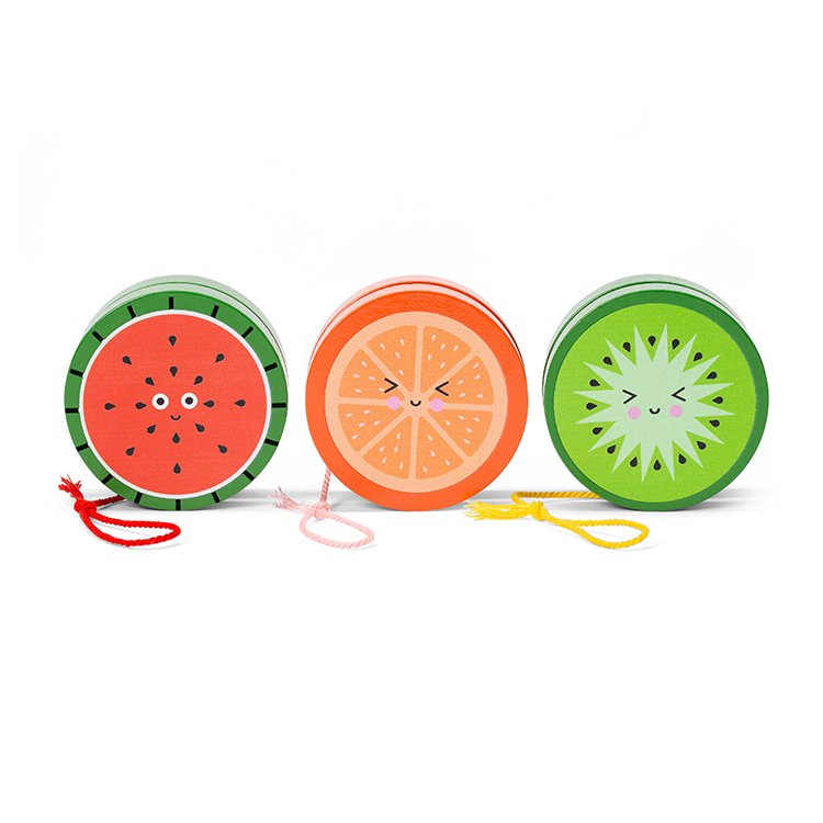 Kikkerland Kidoki Fruit Fun Yoyos