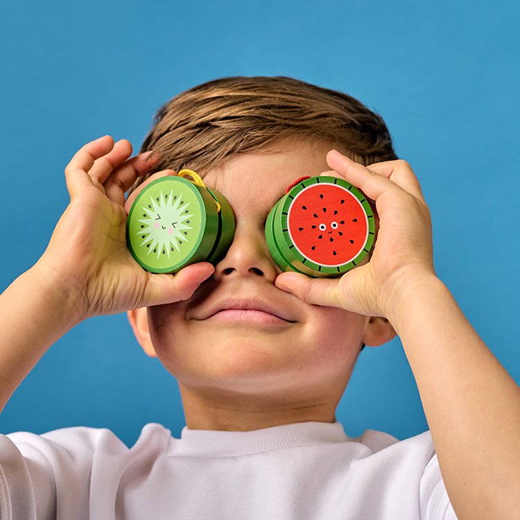 Kikkerland Kidoki Fruit Fun Yoyos