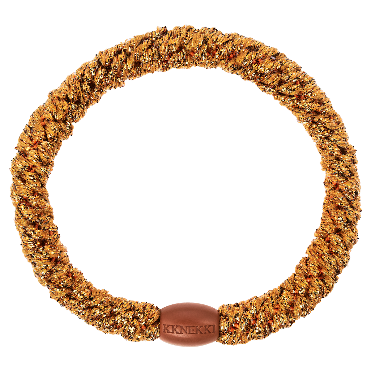 Kknekki Burned Terracotta Glitter Hair Tie